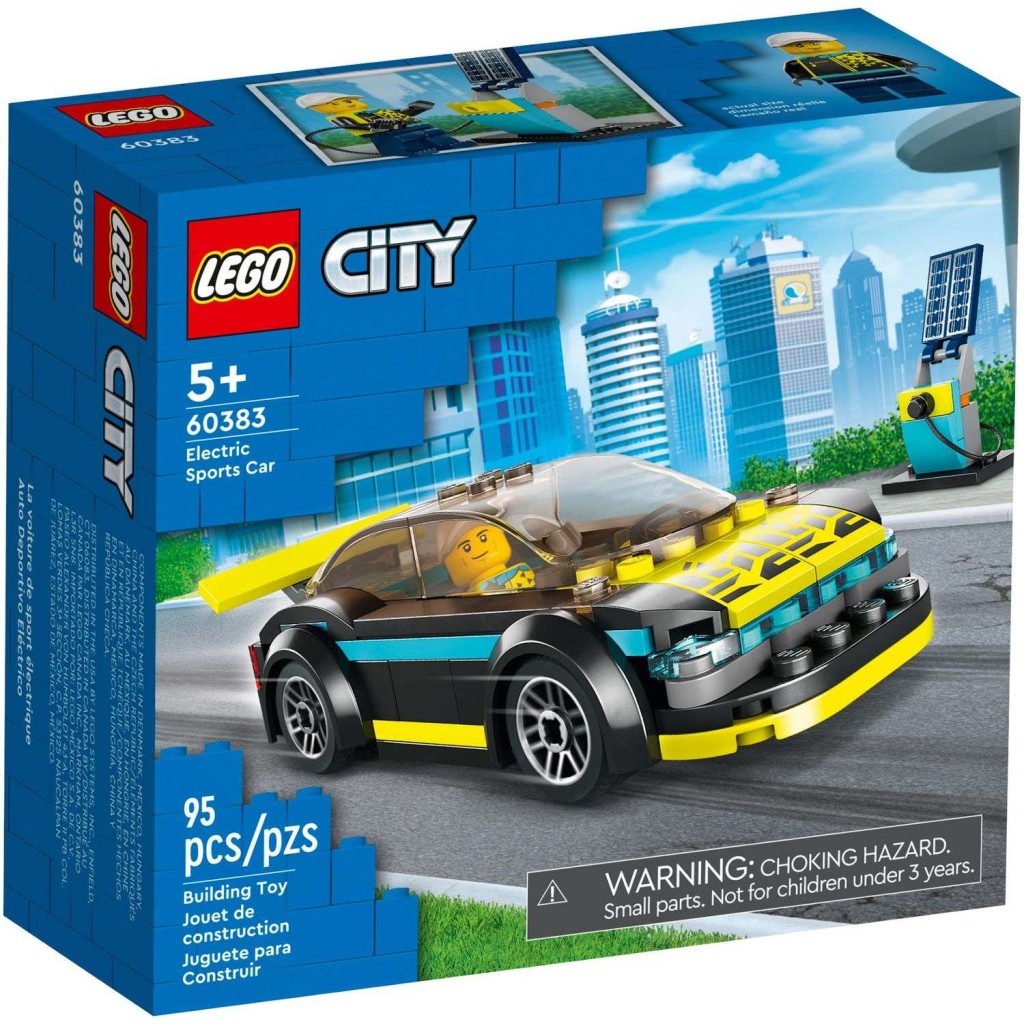 Игрушка Конструктор LEGO City Электрический спортивный автомобиль 60383